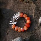 Persian Red Agate Baroque Bracelet