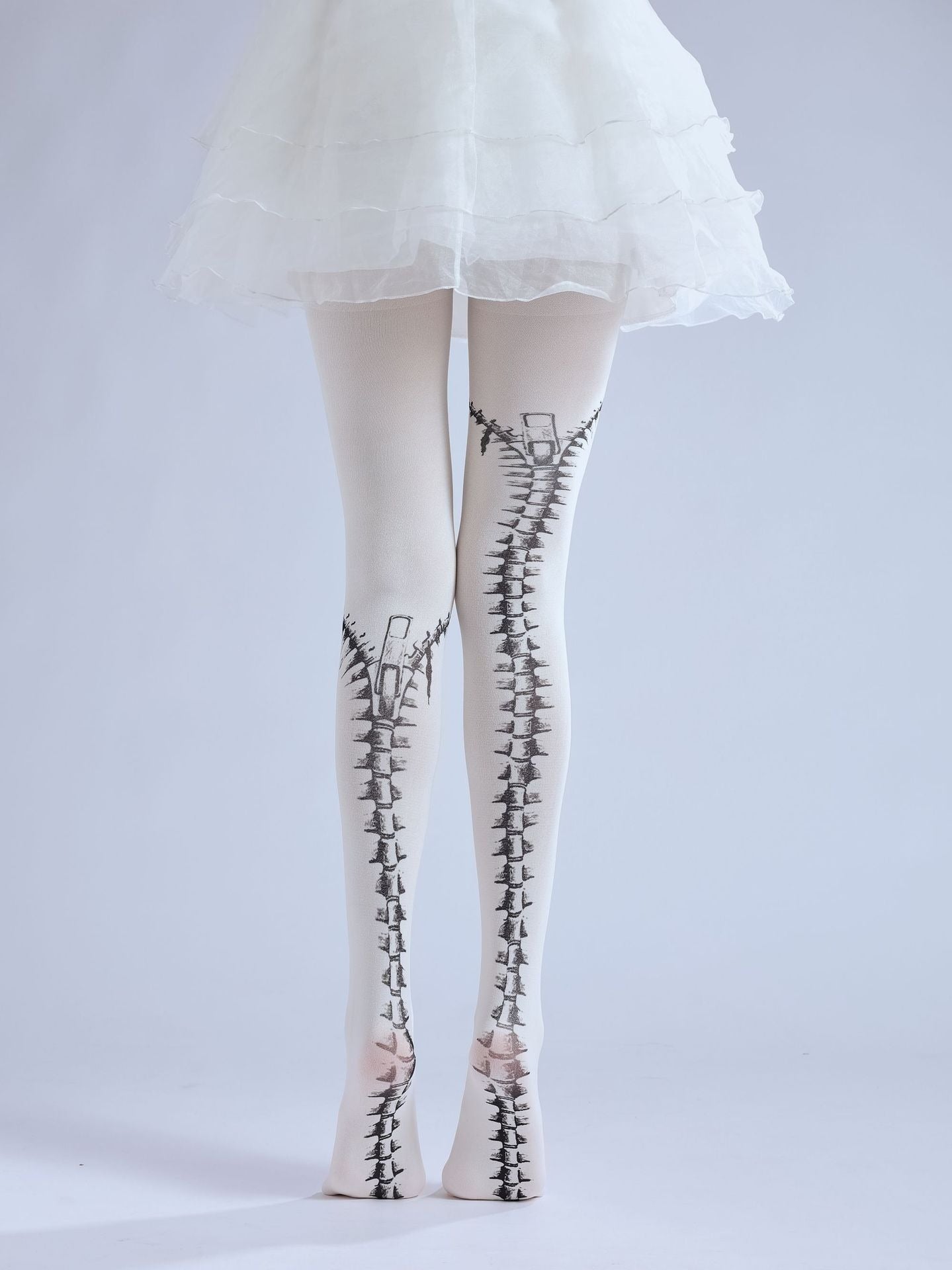 Punk Gothic Tights with high elasticity, perfect for parties, cosplay, events, and street fashion