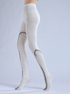 Punk Gothic Tights with high elasticity, perfect for parties, cosplay, events, and street fashion