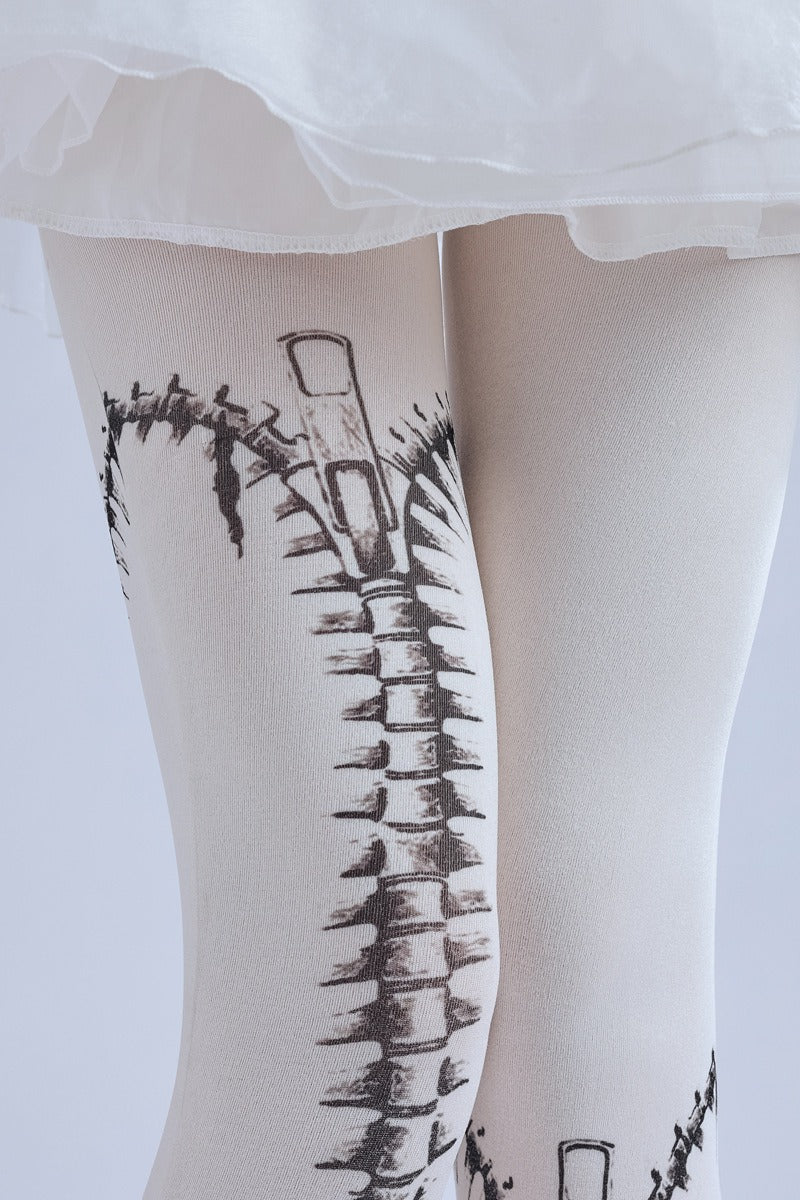 Punk Gothic Tights with high elasticity, perfect for parties, cosplay, events, and street fashion