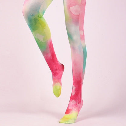 Rainbow Women Tights