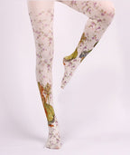 Retro Childlike Tights with high elasticity and compression,shaping fit and ideal for weddings, parties, ethnic outfits, and street fashion