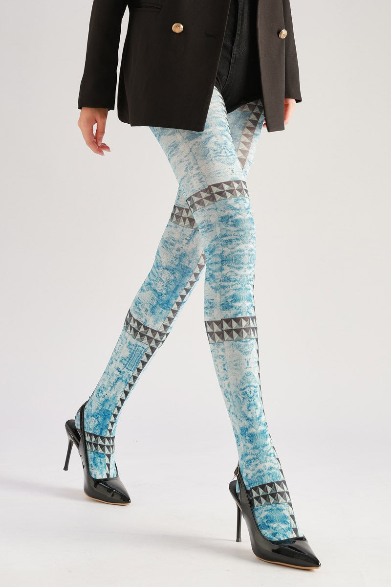 Rivet Pattern Fashion Women Tights Women's Fancy Dress Costume Accessories, Perfect for Parties, Office, Street Fashion, and Daily Wear