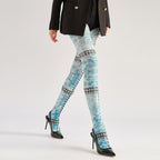 Rivet Pattern Fashion Women Tights Women's Fancy Dress Costume Accessories, Perfect for Parties, Office, Street Fashion, and Daily Wear