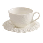 Rock Texture Ceramic Coffee Cup & Saucer Set for Espresso and Latte