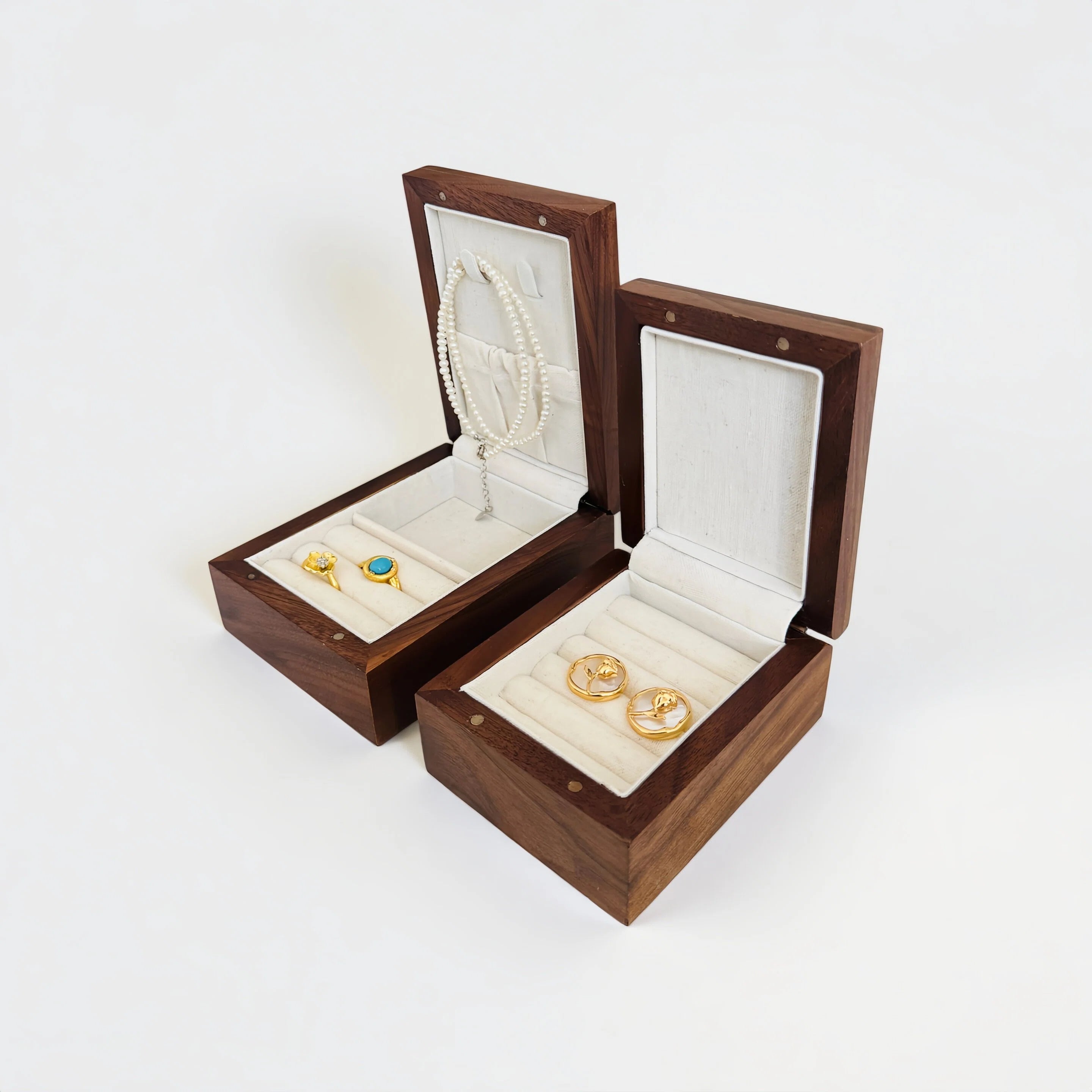 Travel Wood Jewelry Box