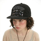 Unisex Retro Letter Baseball Cap
