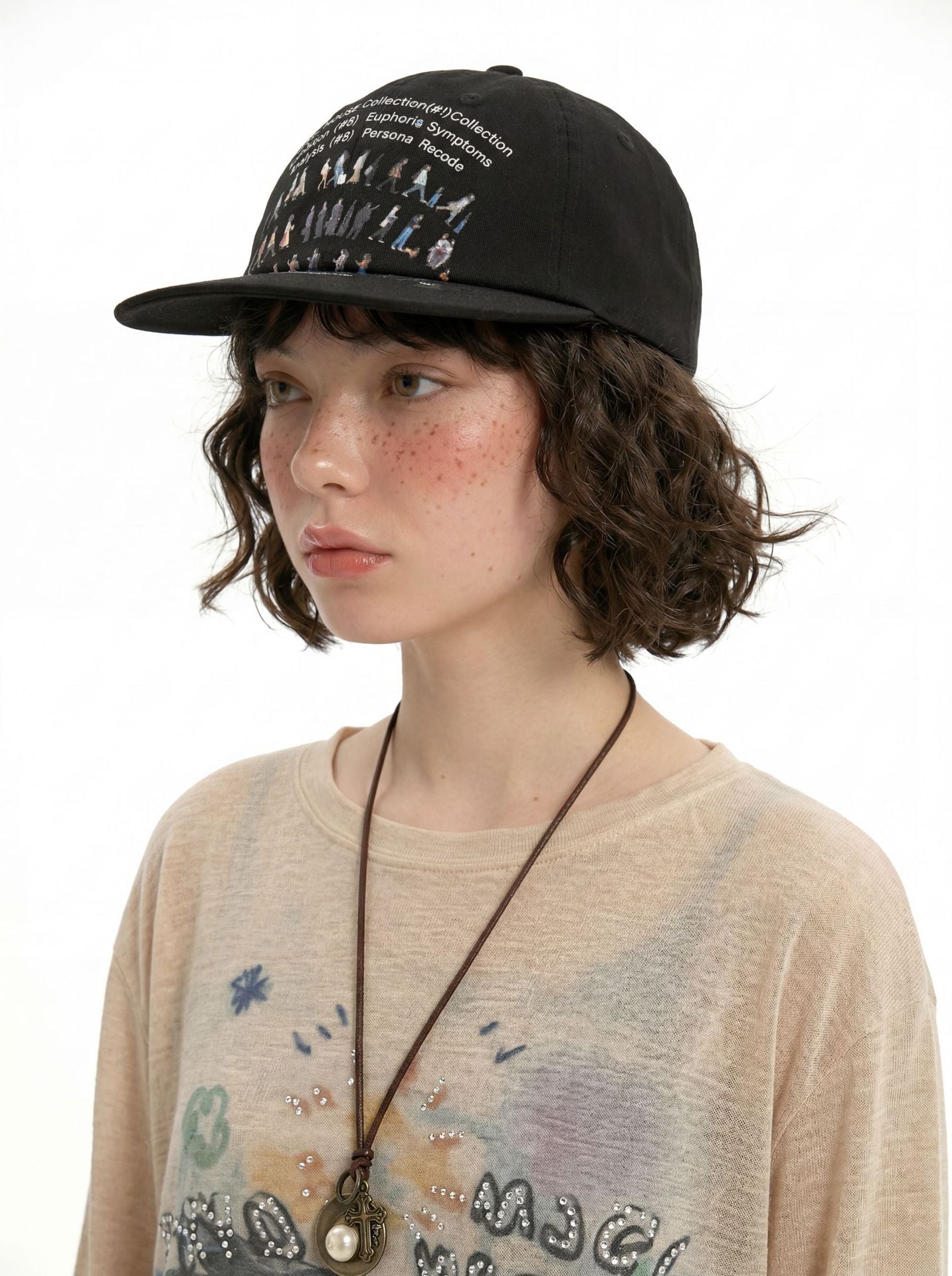 Unisex Retro Letter Baseball Cap