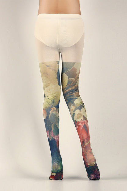 Victorian Oil Painting Tights with high elasticity and compression,shaping fit and ideal for weddings, parties, ethnic outfits, and street fashion