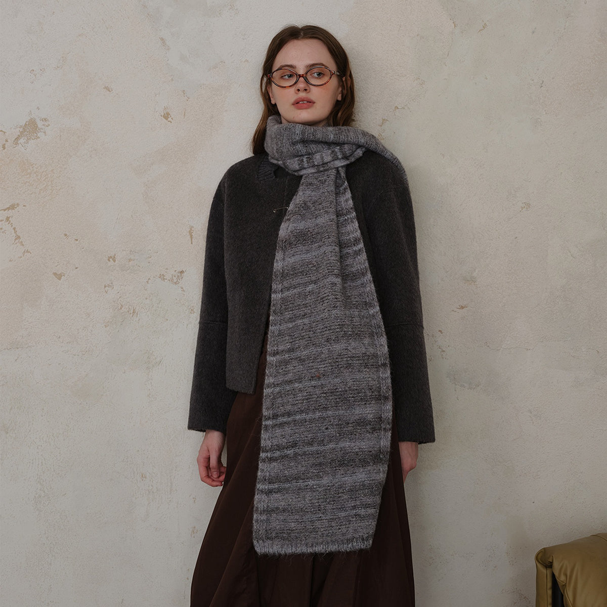 Vintage Style Women Wool Scarf-Grainvity