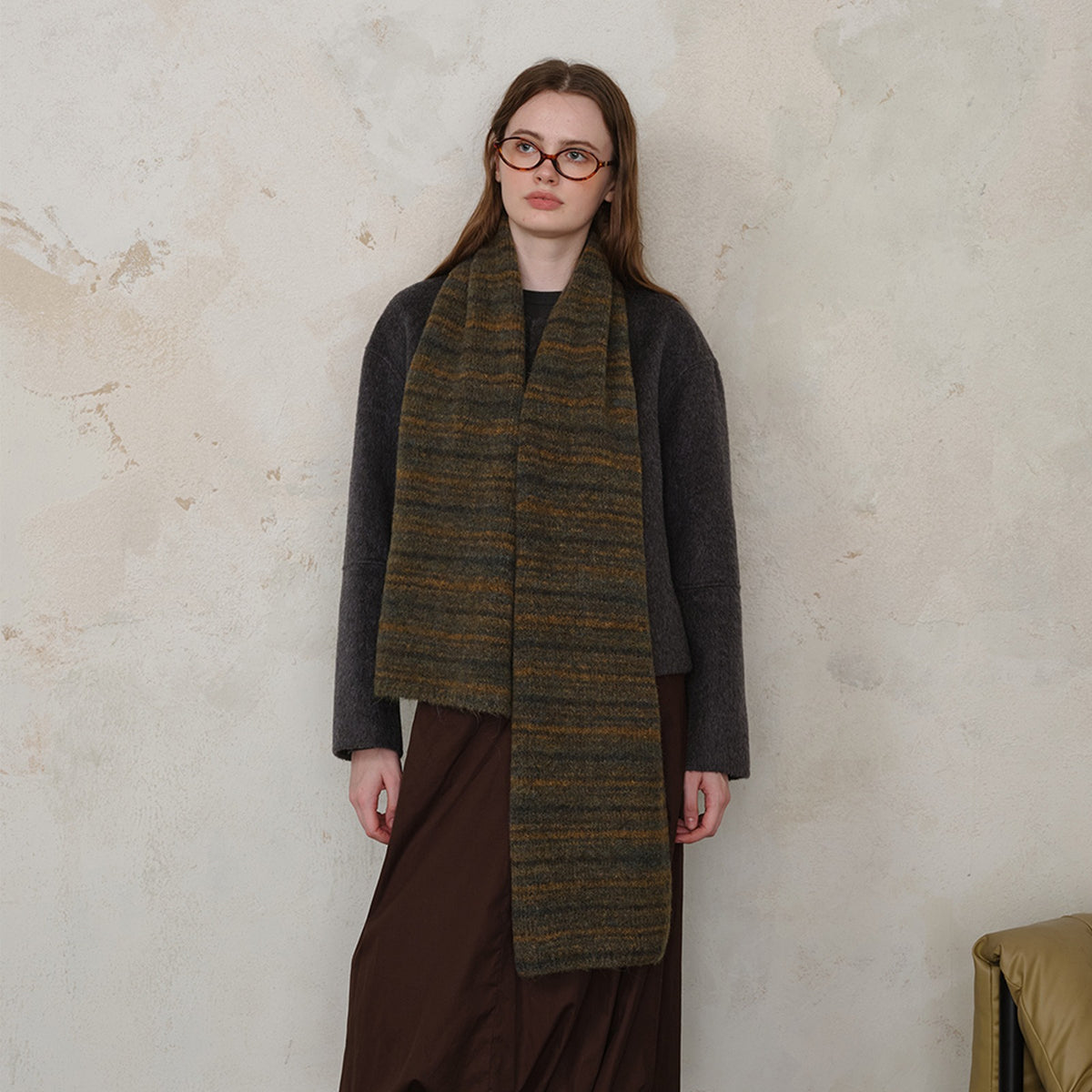 Vintage Style Women Wool Scarf-Grainvity