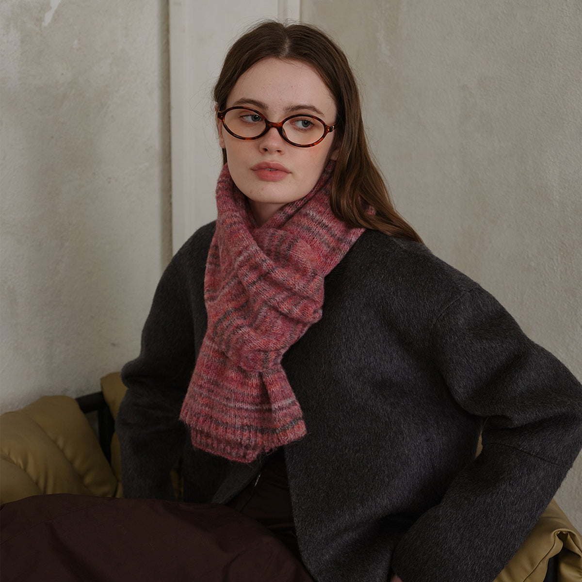 Vintage Style Women Wool Scarf-Grainvity