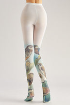 Tattoo Tights with high elasticity and compression,shaping fit and ideal for weddings, parties, ethnic outfits, and street fashion