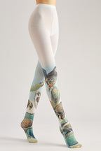 Tattoo Tights with high elasticity and compression,shaping fit and ideal for weddings, parties, ethnic outfits, and street fashion