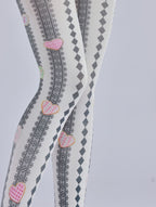 Vintage Lace Tights with high elasticity and compression,shaping fit and ideal for weddings, parties, ethnic outfits, and street fashion