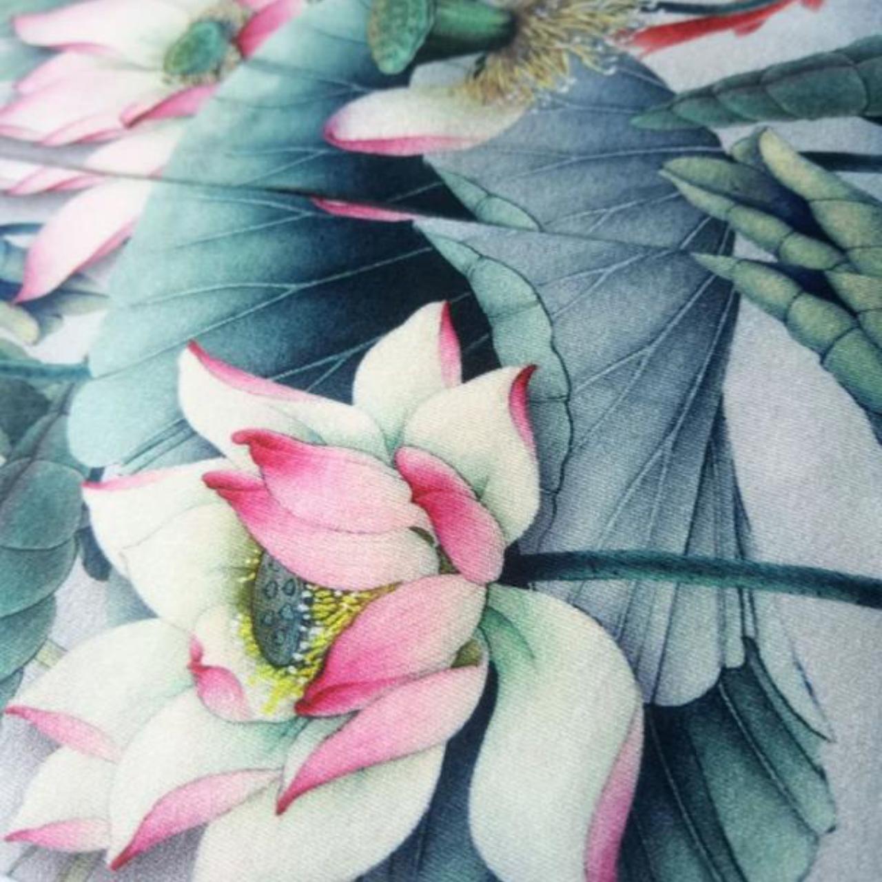 Vintage Lotus and Lucky Fish Tights