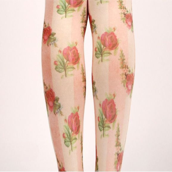 Rose Manor Tights with high elasticity and compression,shaping fit and ideal for weddings, parties, ethnic outfits, and street fashion