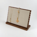 Walnut Necklace Display Stand