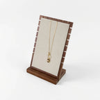 Walnut Necklace Display Stand