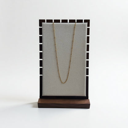 Walnut Necklace Display Stand