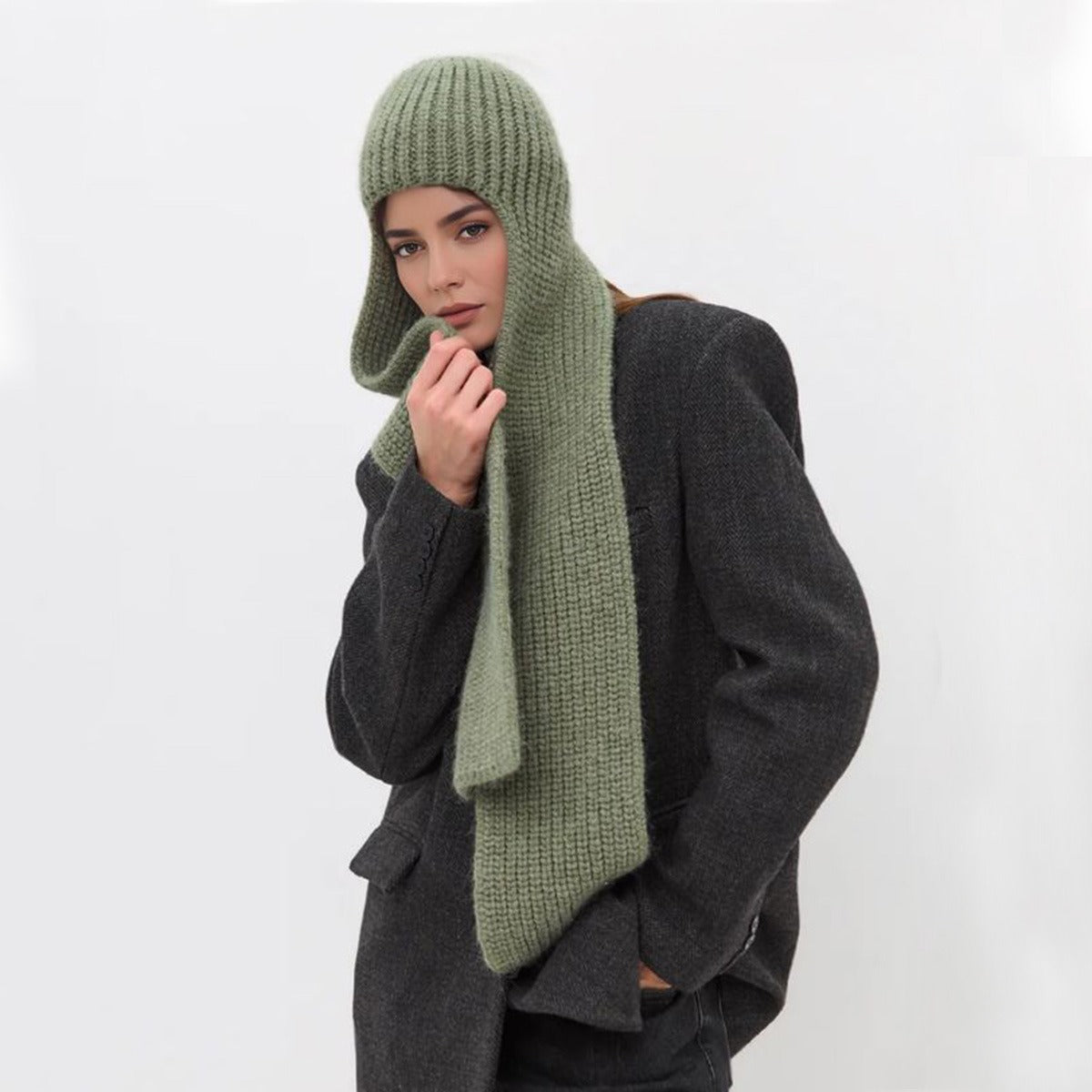 Women Scarf Hat All-in-One-Grainvity
