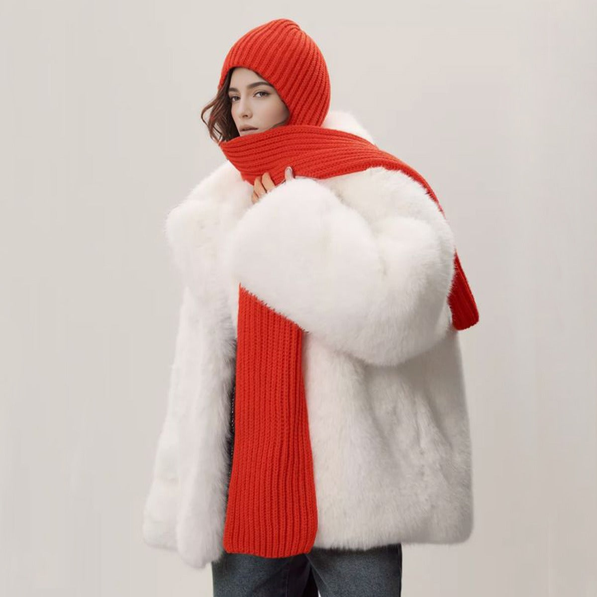 Women Scarf Hat All-in-One-Grainvity