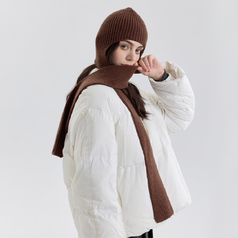 Women Scarf Hat All-in-One-Grainvity
