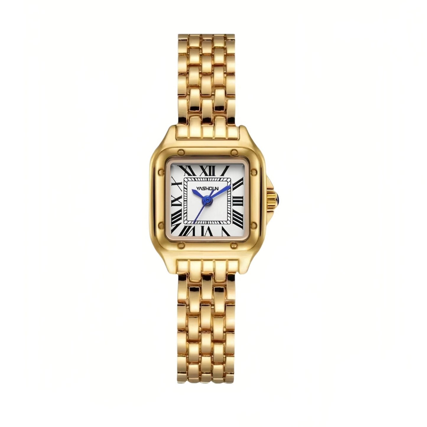 Women Gold Watch Square