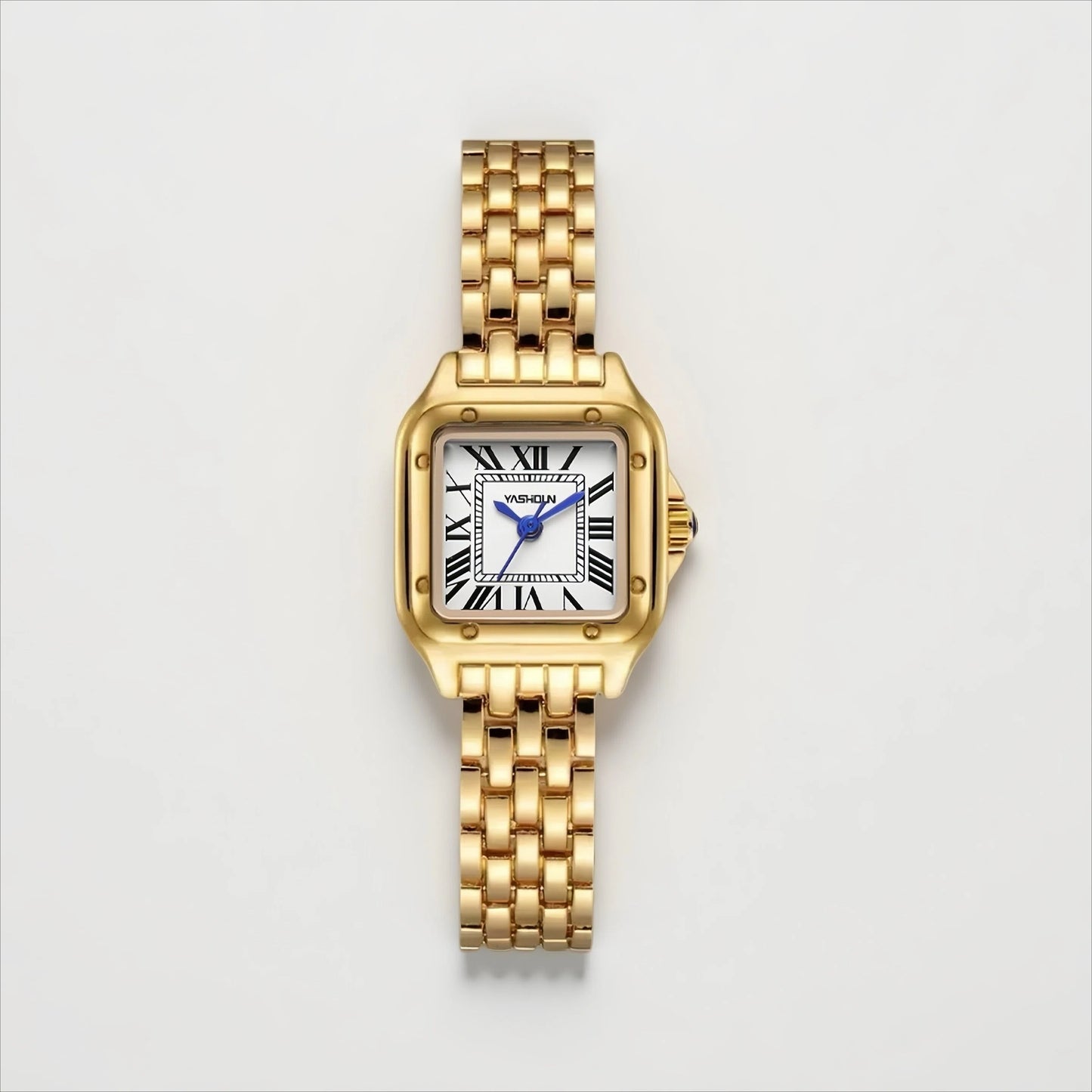 Women Gold Watch Square