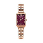 Women Tank rose gold watch