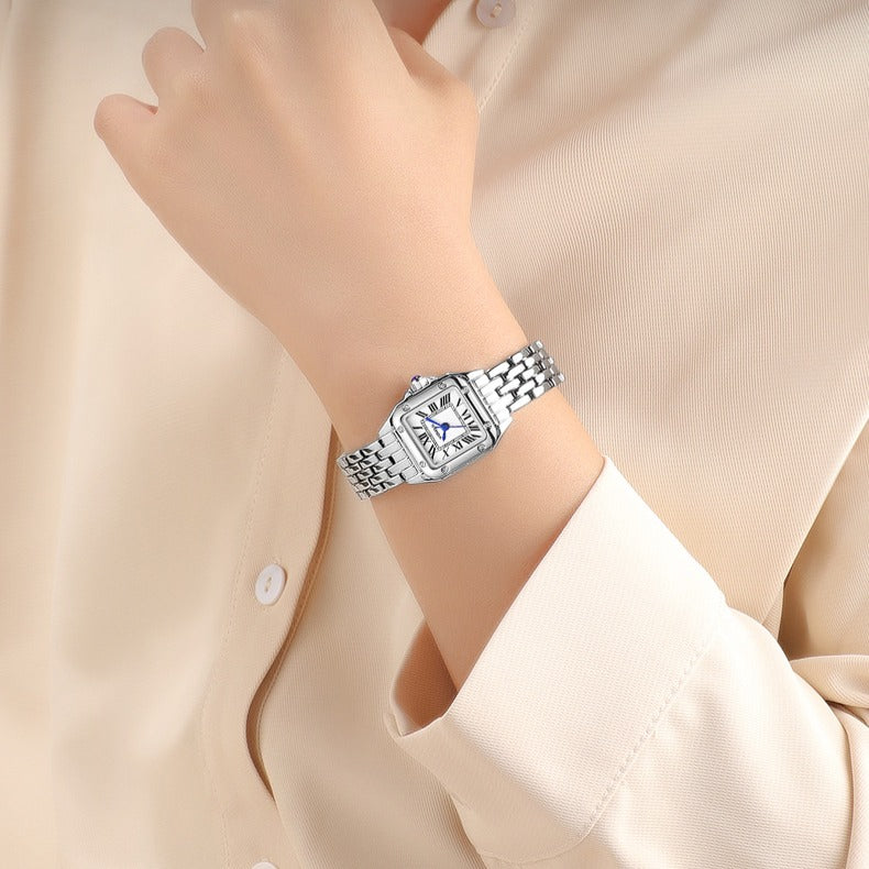 Women’s Square Silver Watch