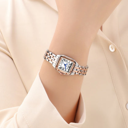 Women’s Square Two-Tone Watch Rose Gold