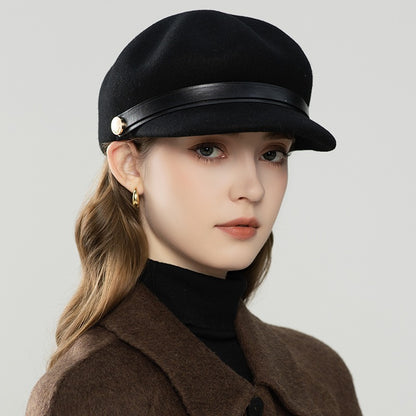 Women's Fedora Baker Boy Hat-Grainvity