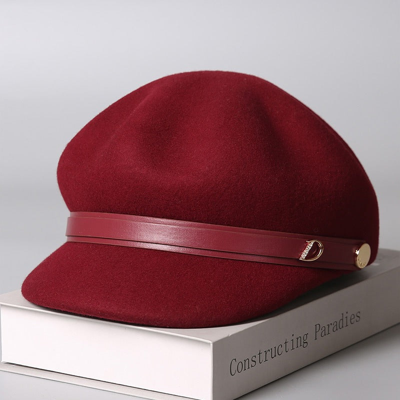 Women's Fedora Baker Boy Hat-Grainvity