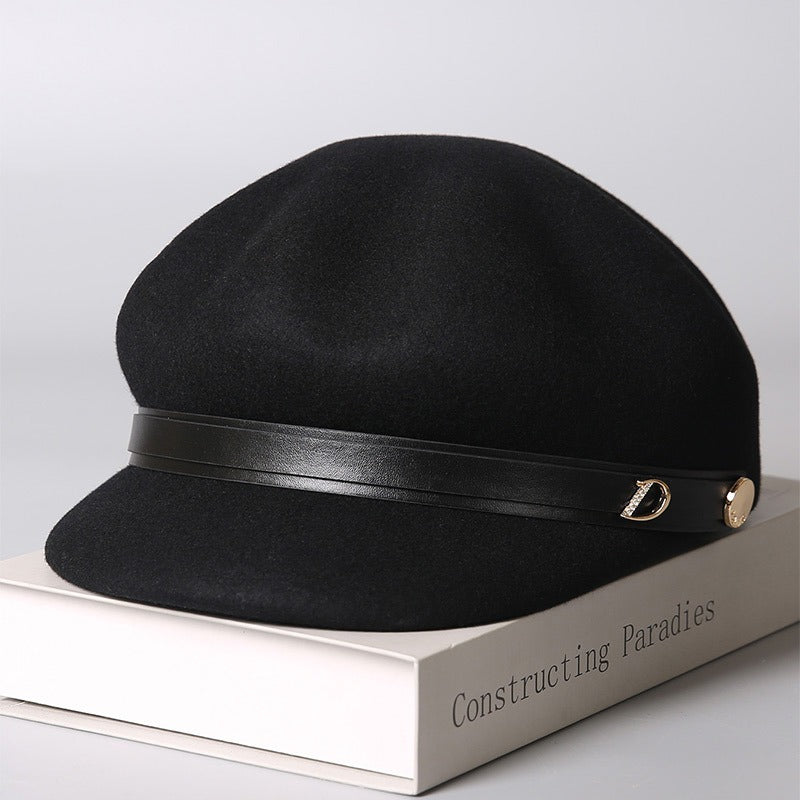 Women's Fedora Baker Boy Hat-Grainvity
