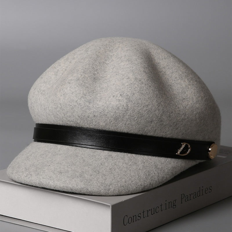 Women's Fedora Baker Boy Hat-Grainvity