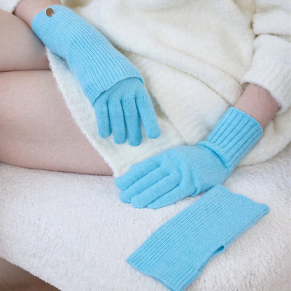 Women’s multicolor wool gloves-Grainvity
