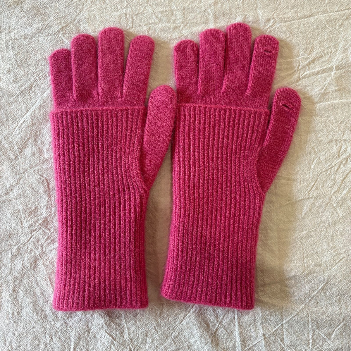 Women’s multicolor wool gloves-Grainvity