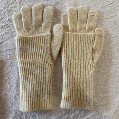 Women’s multicolor wool gloves-Grainvity