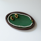 Wood Jewelry dish display tray