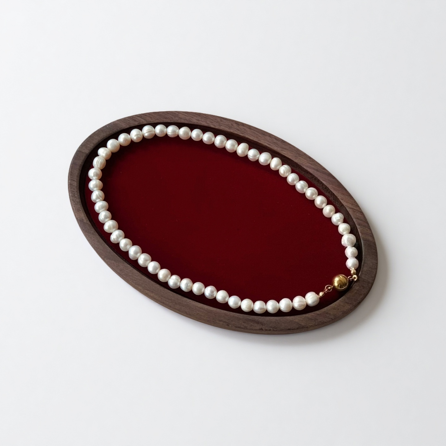 Wood Jewelry dish display tray