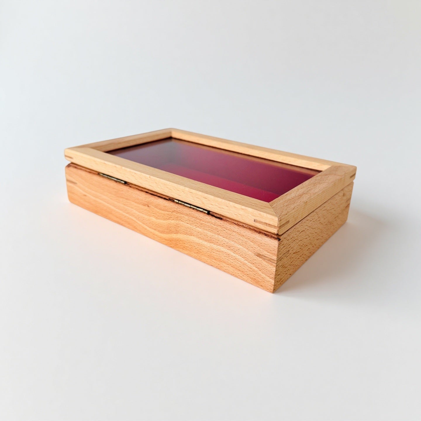 Wooden Box Medal Display Case