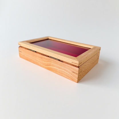 Wooden Box Medal Display Case