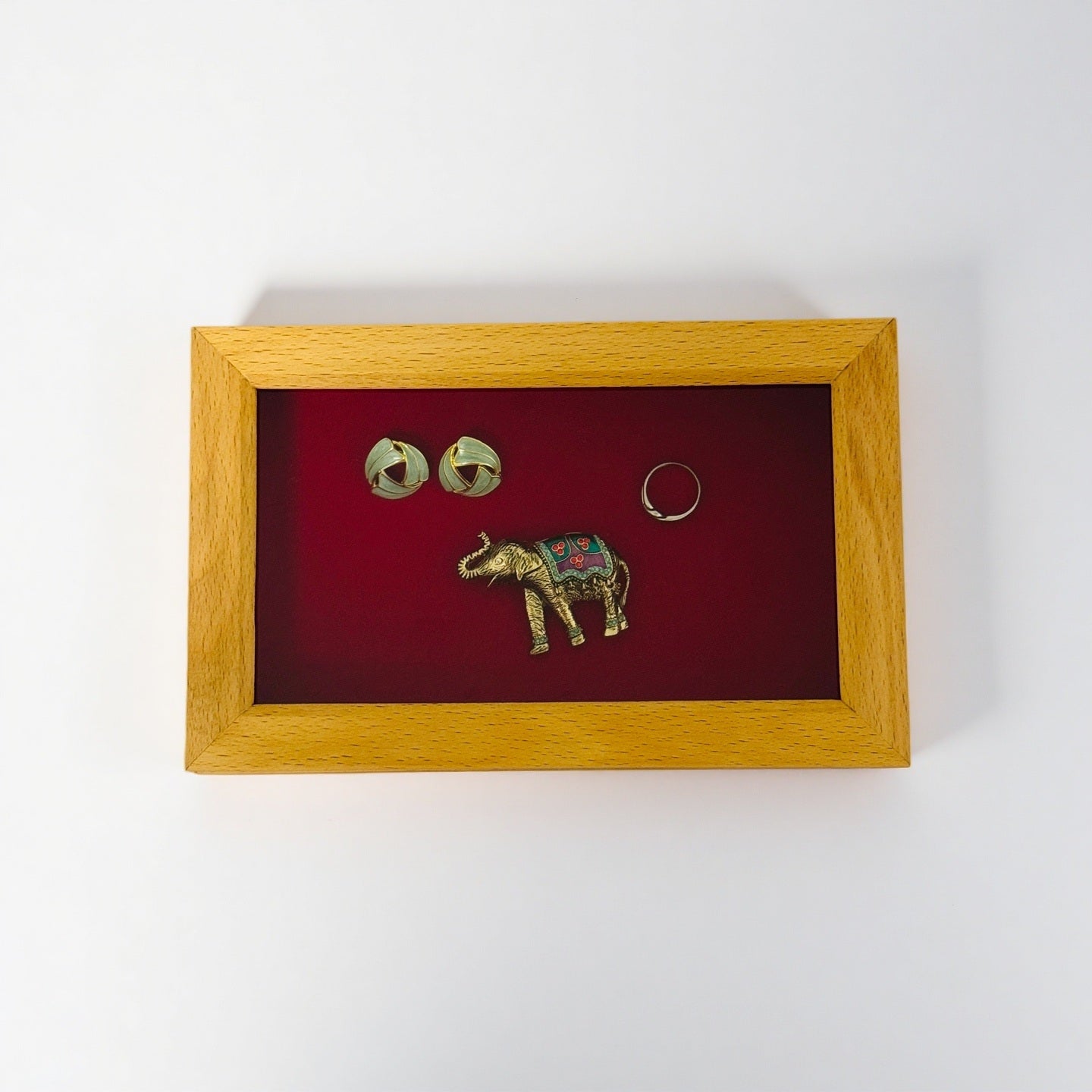 Wooden Box Medal Display Case