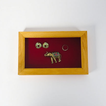 Wooden Box Medal Display Case