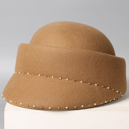 Wool Women Jockey Hat-Grainvity