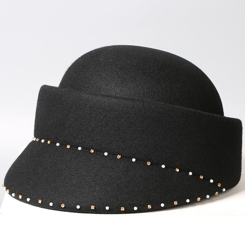 Wool Women Jockey Hat-Grainvity