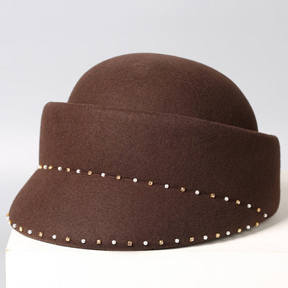 Wool Women Jockey Hat-Grainvity