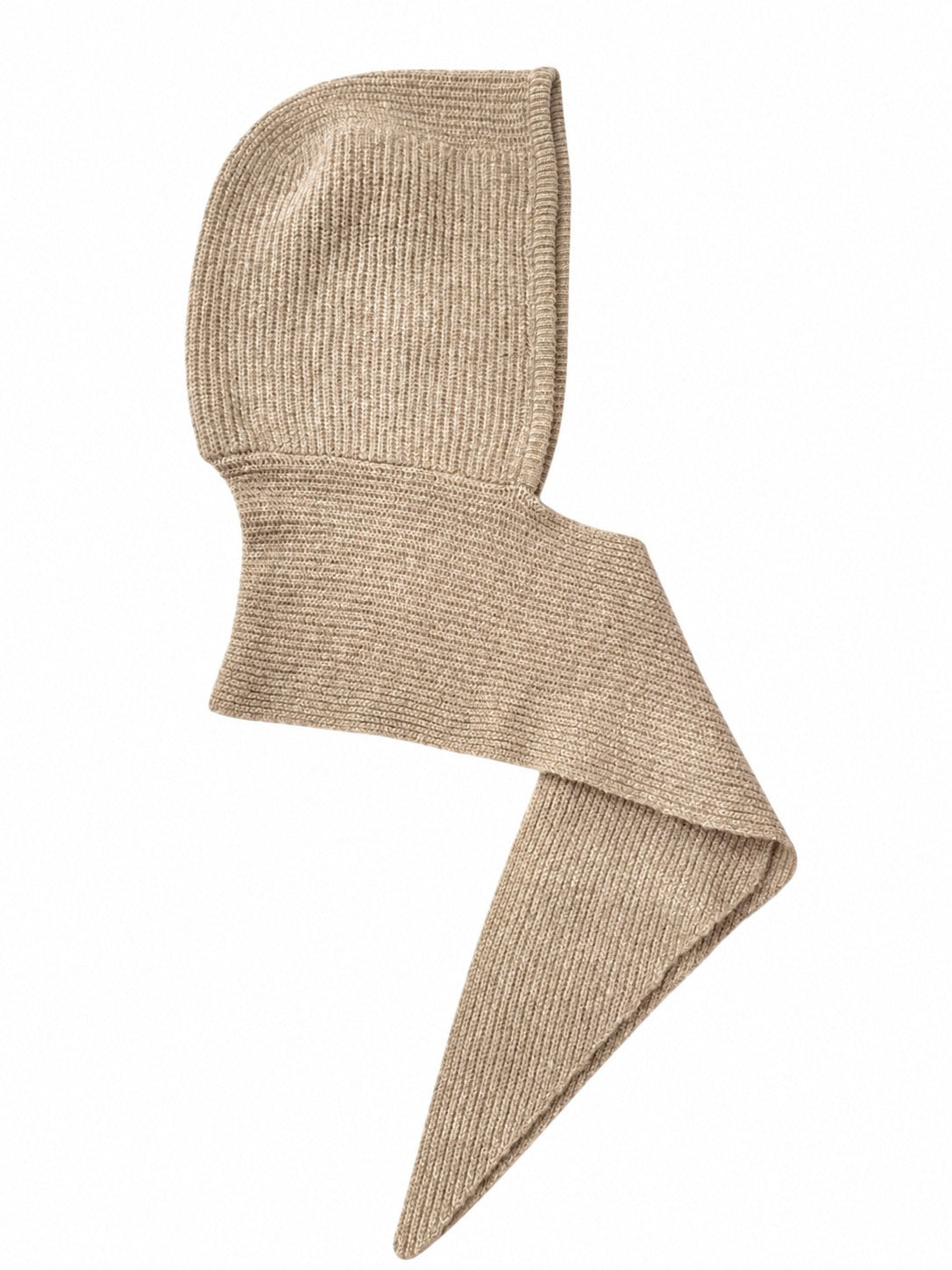 Woolen Hair Hooded Scarf - 2-in-1-Grainvity