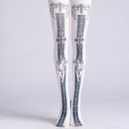 Angel & Evil Gothic Tights with high elasticity, perfect for parties, cosplay, events, and street fashion